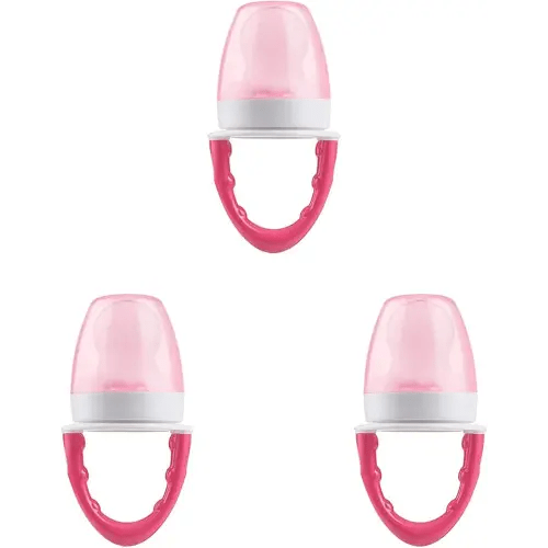Dr. Brown's Designed to Nourish, Fresh Firsts Silicone Feeder, Pink, One Size (Pack of 3)