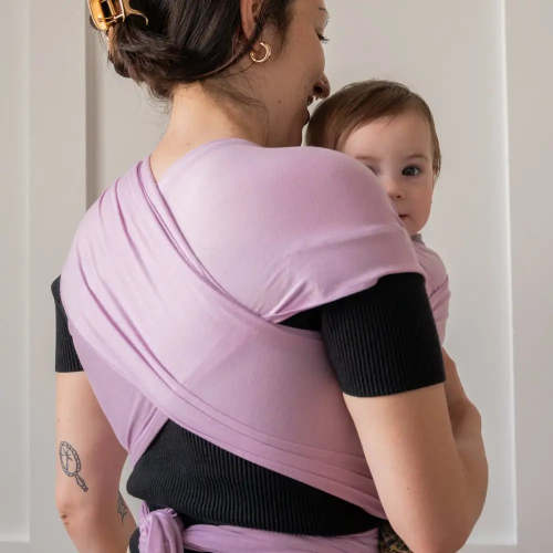 Lilac Baby Wrap | Soft Lavender Organic Baby Carrier
