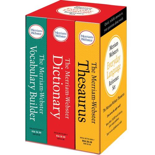 Merriam-Webster's Everyday Language Reference Set: Dictionary, Thesaurus, & Vocab Builder