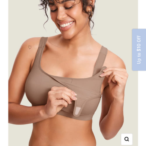 Natrelax® Velcro All-in-One Nursing & Pumping Bra