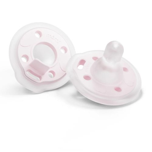 babypace breast-like pacifier 2-set - seashell | mōmi