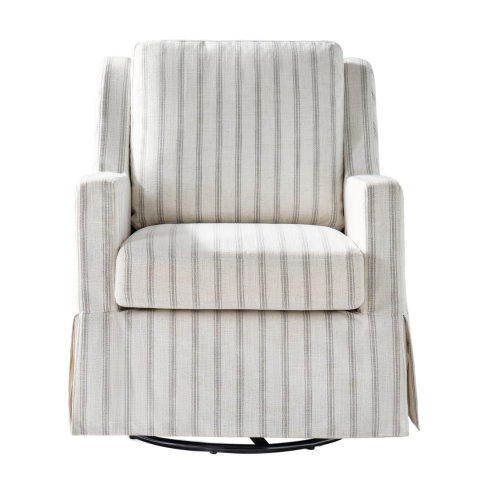 Birch Lane™ Minni Farmhouse Swivel Rocking Chair & Reviews | Birch Lane
