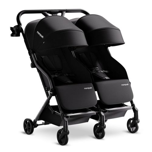 Lithe Double Ultralight Stroller - Black