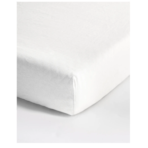 Linen Fitted Crib Sheet 2-Pack