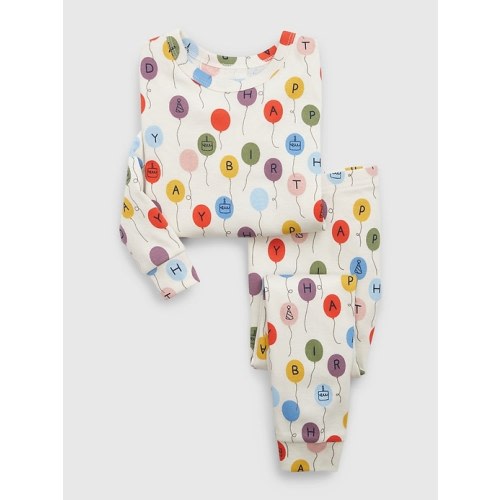 Baby &amp;amp; Toddler Organic Cotton Birthday PJ Set