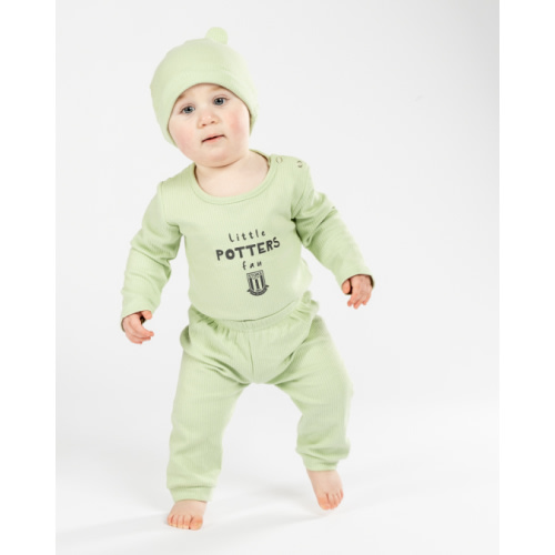 Sage Ribbed Baby Set