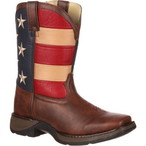 Lil' Durango Kid's Patriotic Western Flag Boot, Size 3