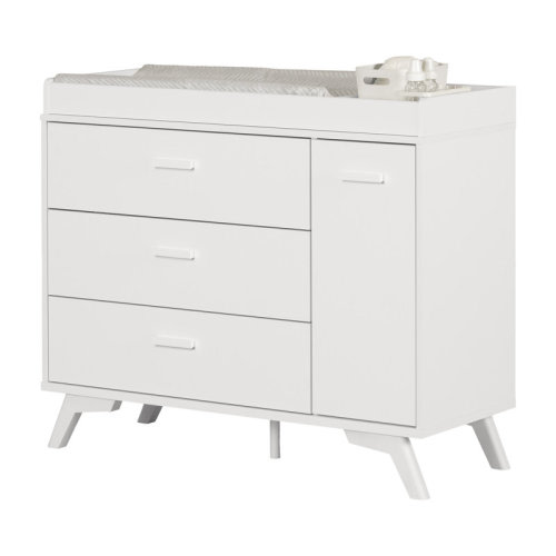 South Side Living Milos 3-Drawer Changing Table With Removable Changing Tray | Wayfair