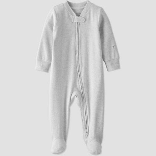 little Planet By Carter's Baby Organic Cotton Rib Sleep N' Play - Gray
