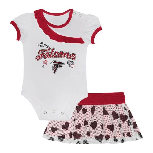 Atlanta Falcons Newborn & Infant Love My Team Bodysuit & Skirt Set