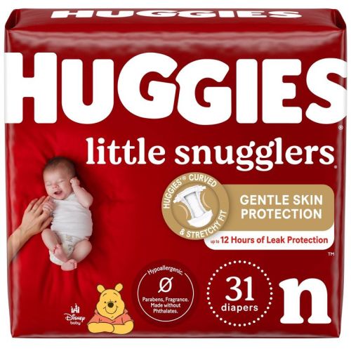Huggies Little Snugglers Diapers - Size Newborn (31ct)