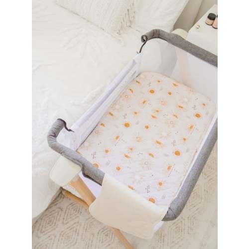 Co-Sleeper/Change Mat Fitted Waterproof Sheet | Bohemian Sunshine