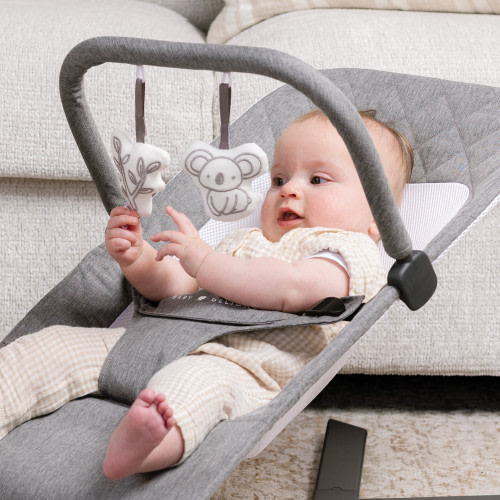 Alpine Deluxe Portable Bouncer - Organic Sage