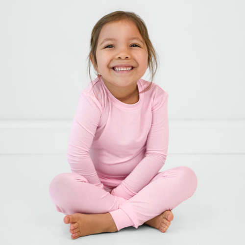 Soft Pink Two-Piece Pajama Set