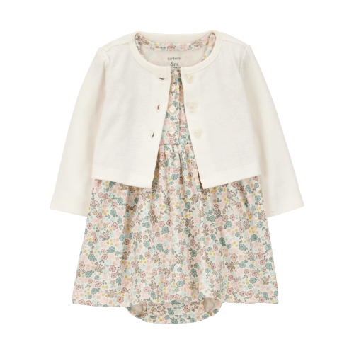 Baby 2-Piece Floral Dress Cardigan Set - Carter's | Carter's