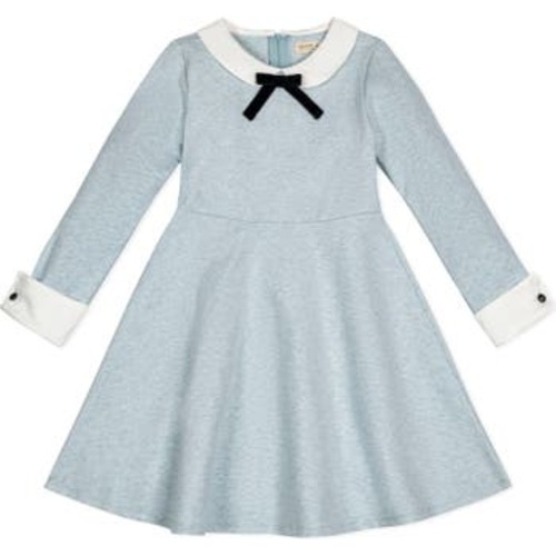 Baby Girls' French Look Ponte Dress with Bow, Infant, 3-6M