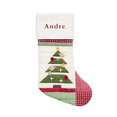 Heirloom Quilted Christmas Stocking Collection | Pottery Barn Kids