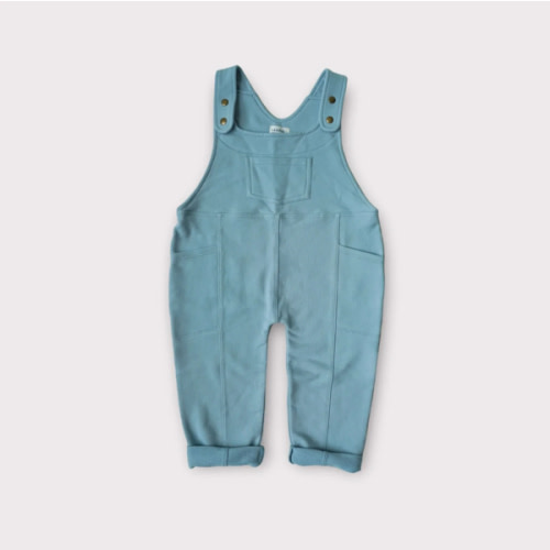 Organic Cotton French Terry Dungarees