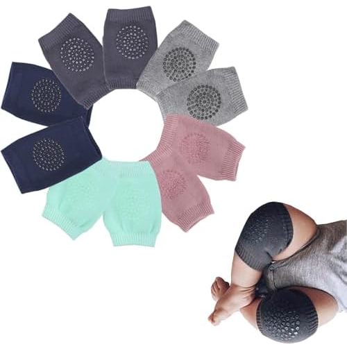 TFTSR Baby Knee Pads for Crawling (5 Pairs), Walking Protector Knee Pads For babies Toddler Kids Girls Boys 1-3