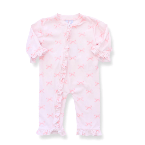 Bella Bow Ruffle Footie