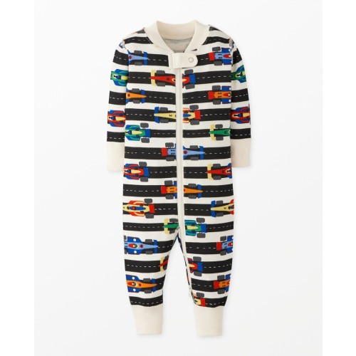 Baby Print 2-Way Zip Sleeper