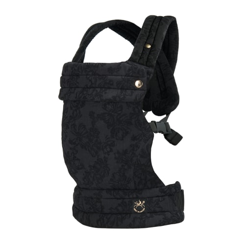 NEST BLANCHE Baby Carrier – Soft Cotton Linen Blend with Magnolia Jacquard Design, Adjustable and Ergonomic for Newborns and Toddlers