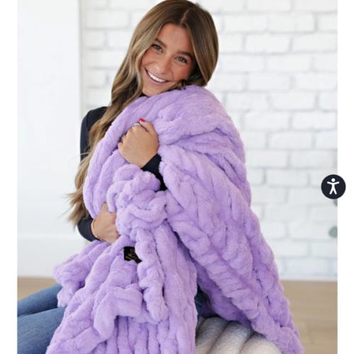 Hugs Rylee Plush Blanket | Minky Couture
