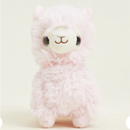 Pink Llama Warmies Junior
