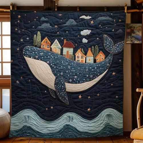 Whale Forest Sky WN2403119CL Quilt