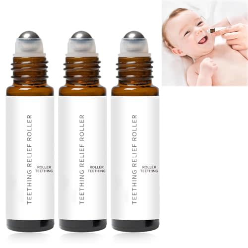 Velaria Teething Roller,Baby Teething Oil Roller,Teething Roller All Natural for Babies,Velaria Natural Pain Relief Roller(3pcs)