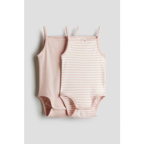 2-PACK SLEEVELESS COTTON BODYSUITS