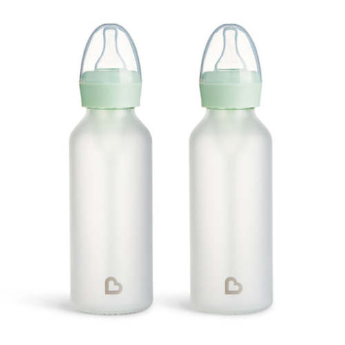 Bond® Silicone Glass Bottle 4oz or 8oz, 2pk | Munchkin