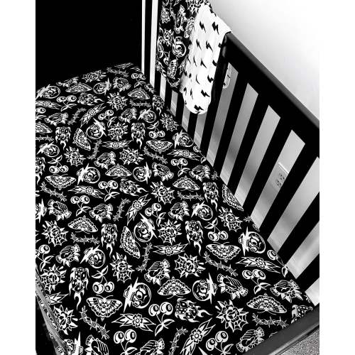 Bamboo Crib Sheet in Bad Boy [Midnight Edition]