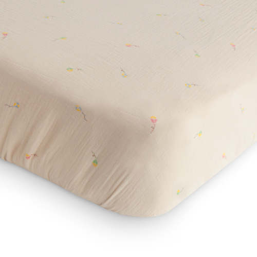 Mushie Extra Soft Muslin Crib Sheet