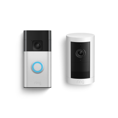 Connected Basic Kit (Outdoor Cam Plus Battery + Battery Doorbell)