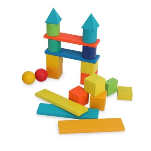 Kinderfeets Mixed Building Blocks Rainbow