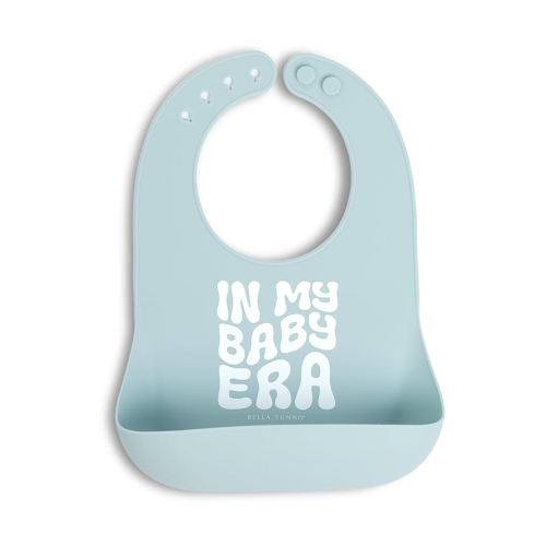 Bella Tunno Baby Bib for Eating, Waterproof Silicone Bib with Large Food Catcher, Adjustable Fit for Babies 4-12 months & Toddlers 1-3 Years, Boys & Girls