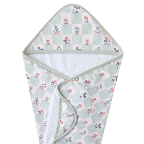 Premium Knit Hooded Bath Towel "Mickey Mouse & Friends" by Copper Pearl