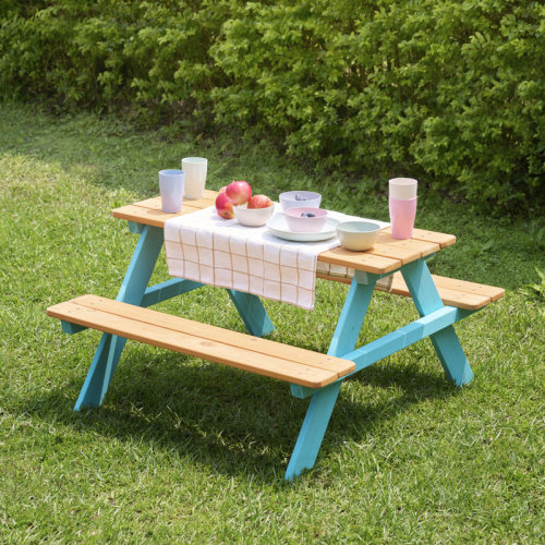 Teamson Kids Outdoor Picnic Table & Bench Set & Reviews | Wayfair