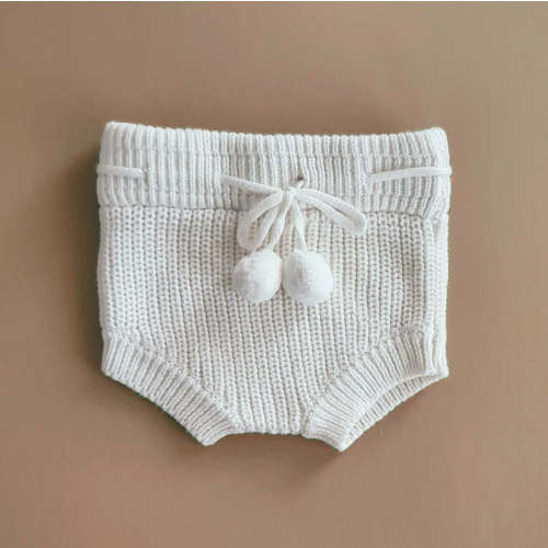 Knitted Bloomers - Cotton - Ivory