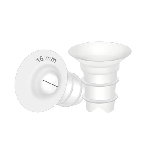 Maymom Flange Inserts 16mm Compatible with Spectra, Medela 24 mm Shields, Momcozy S9 Pro/S12 Pro, Willow Wearable Cup. Compatible with Medela Freestyle, Harmony, to Reduce 24mm Down to 16 mm; 2pc