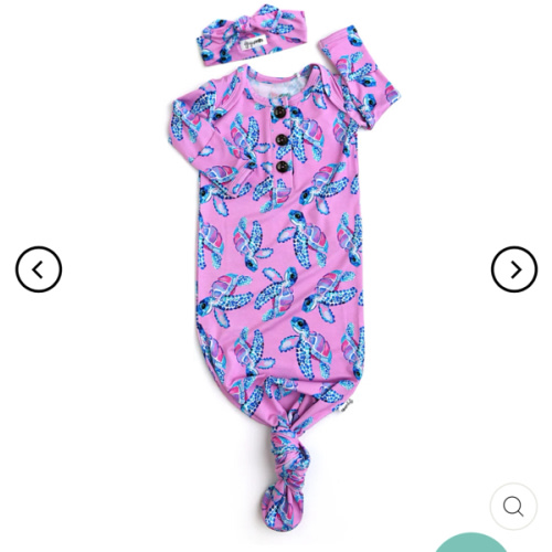 Waverly Sea Turtles GOWN & Headband