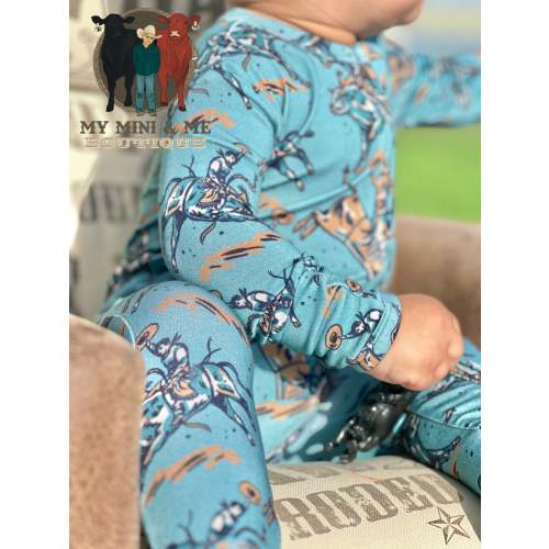 Denton Footie Zipper One Piece – MY MINI & ME