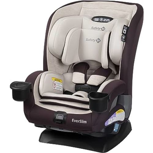 Safety 1st Everslim DLX Slim Convertible Car Seat– A 4-in-1 Convertible Child Safety Car Seats; Baby Car Seats for 5-100 lbs, Dunes Edge