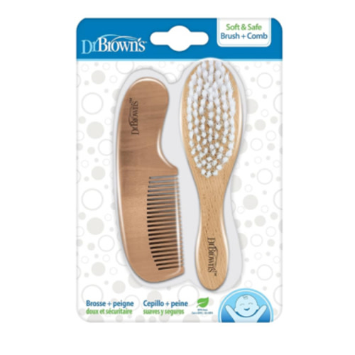 Dr. Brown's Soft and Safe Baby Brush + Comb
