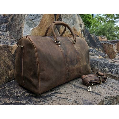 Leather Duffle Bag, Handmade Leather Weekender, Gym Bag, Vacation Duffel Bag, Travel Bag, Overnight Bag Leather Holdall groomsmen gifts