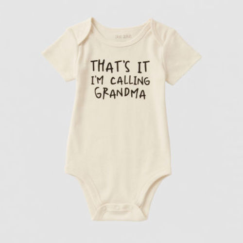 Okie Dokie Baby Unisex Crew Neck Short Sleeve Rib Bodysuit