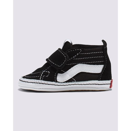 Vans | Infant Sk8-Hi Crib Black/True White Shoes | Vans