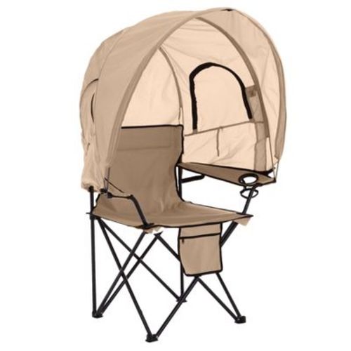 BrylaneHome Oversized Tent Camp Chair - Taupe