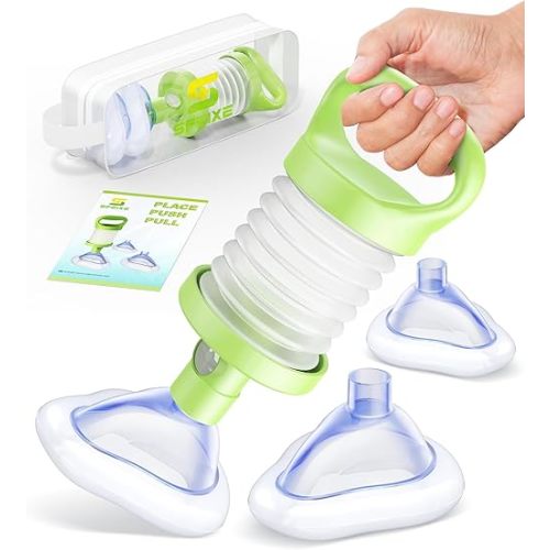 Life-Saving Choking Rescue Device, FSA/HSA Eligible Anti Choking Kit, Portable Airway Suction for Adults, Kids, Seniors, Infants, Home Car Travel Emergency